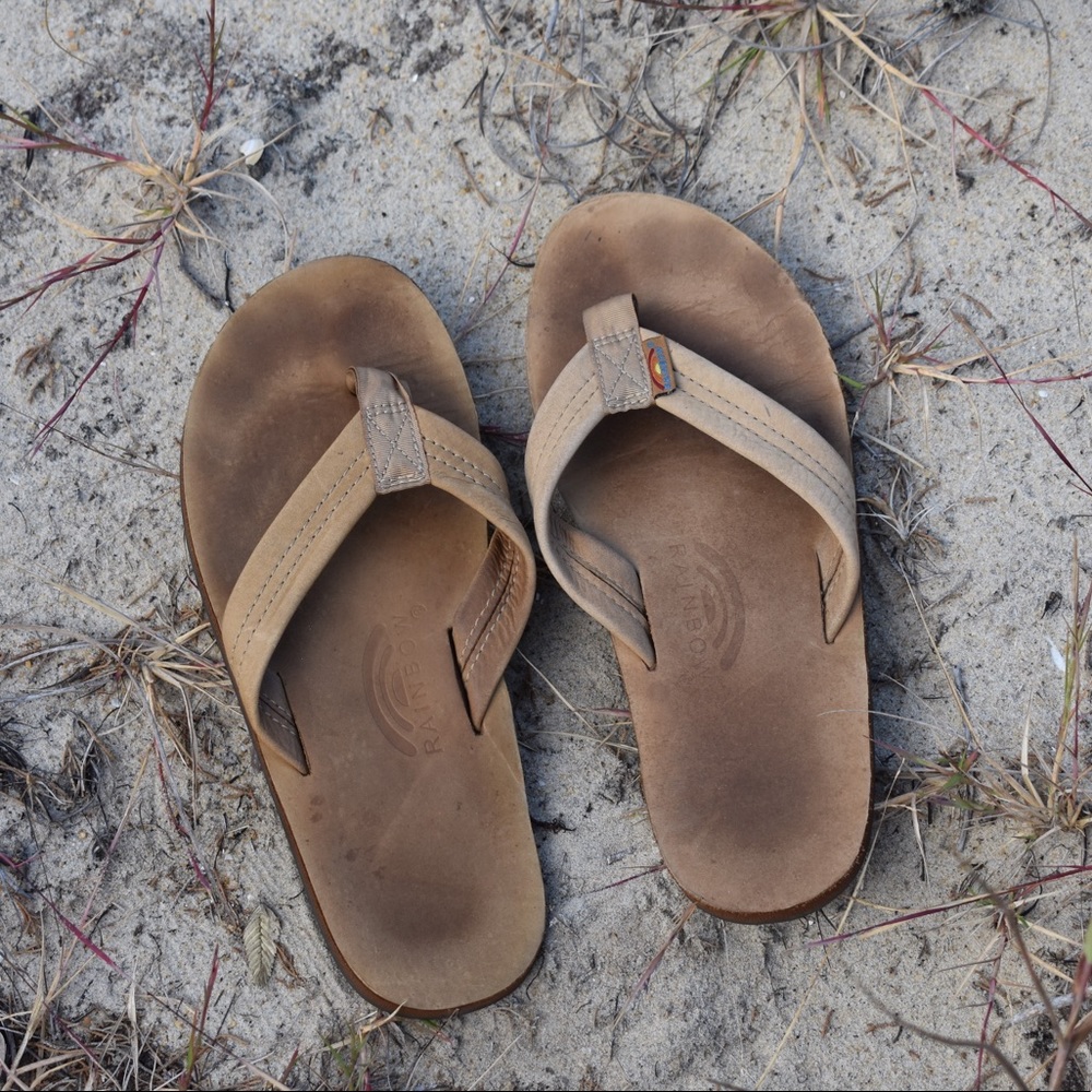 Rainbow Flip-flops